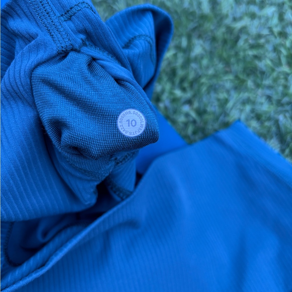 lululemon athletica Blue Leggings Size 10 - Picture 6 of 6